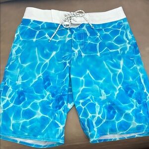 American Eagle Outfitters Blue Swim Board Shorts